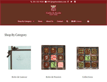 Tablet Screenshot of egchocolates.com